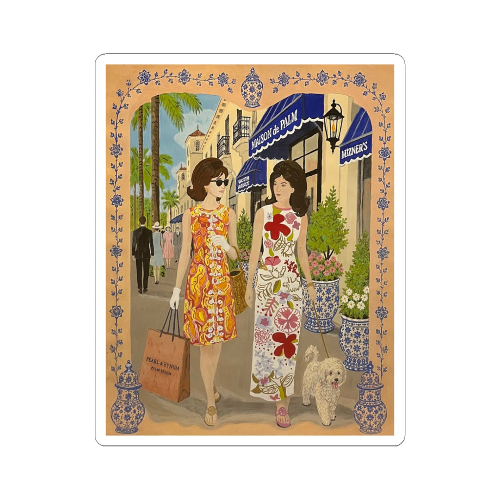Kiss-Cut Stickers:  Strolling on Worth