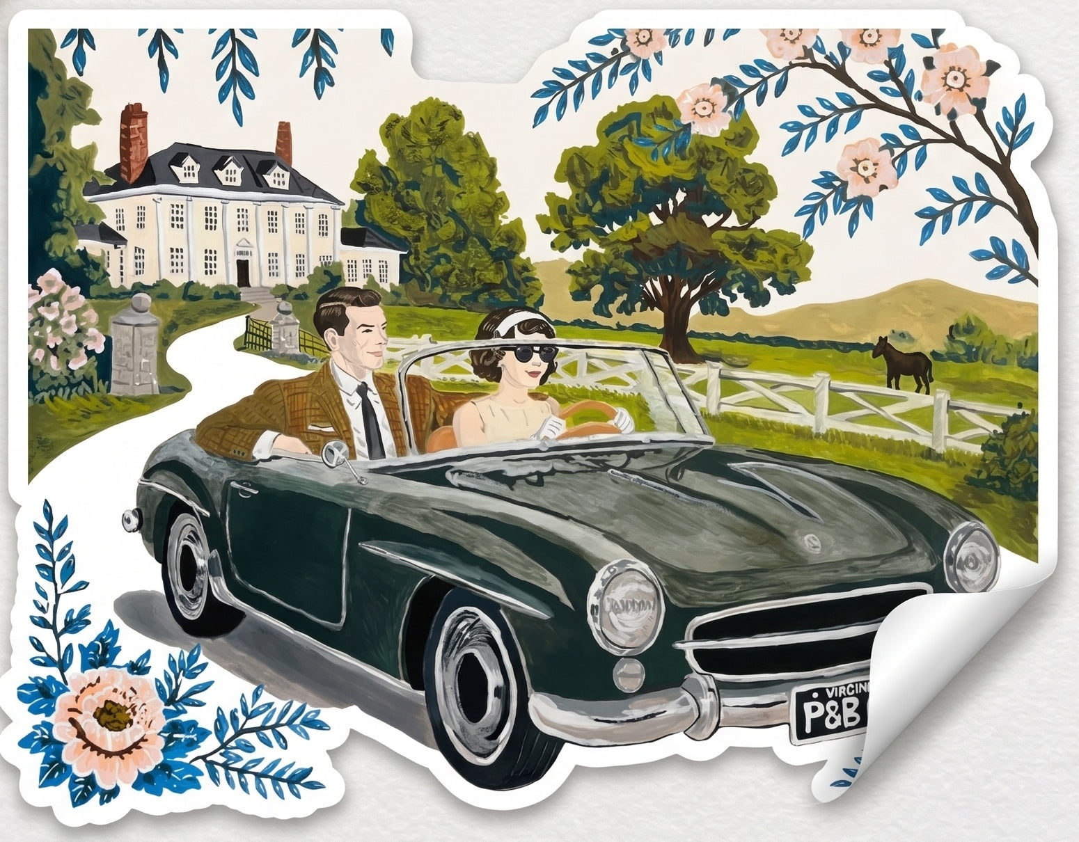 Sunday Getaway Sticker