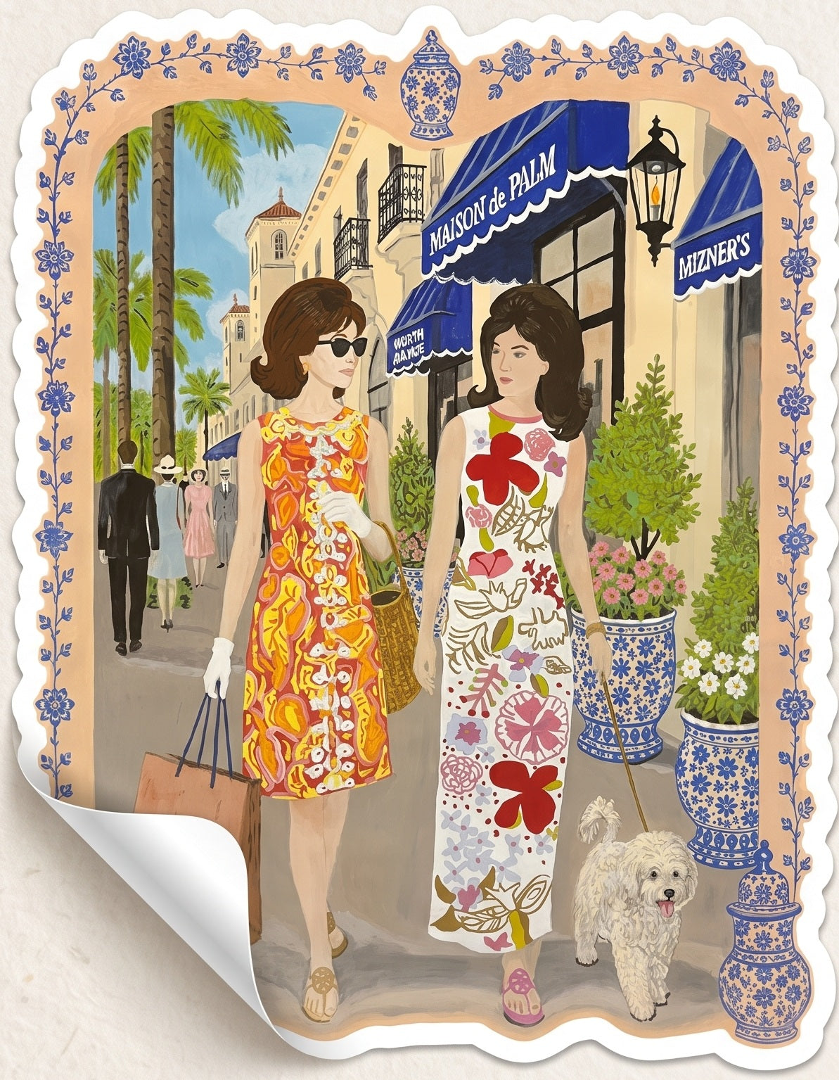 Strolling on Worth Sticker